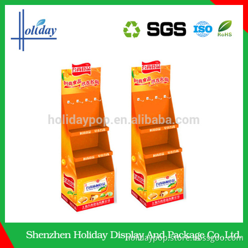 Long lifetime Environmental pop cardboard display board with hook for sale